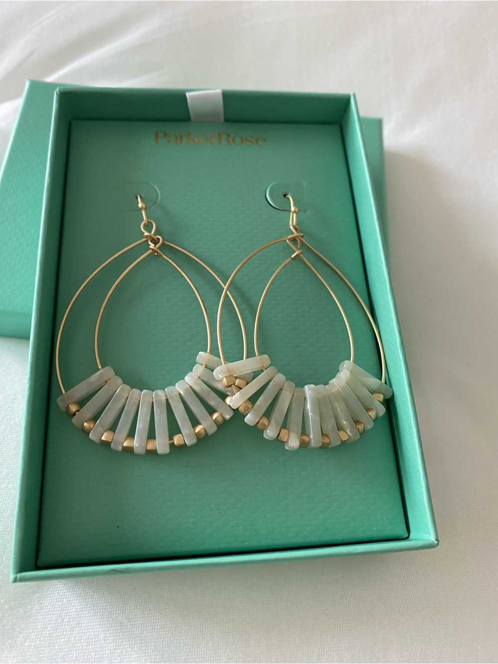Gold Hoop Earrings with Gold Beads